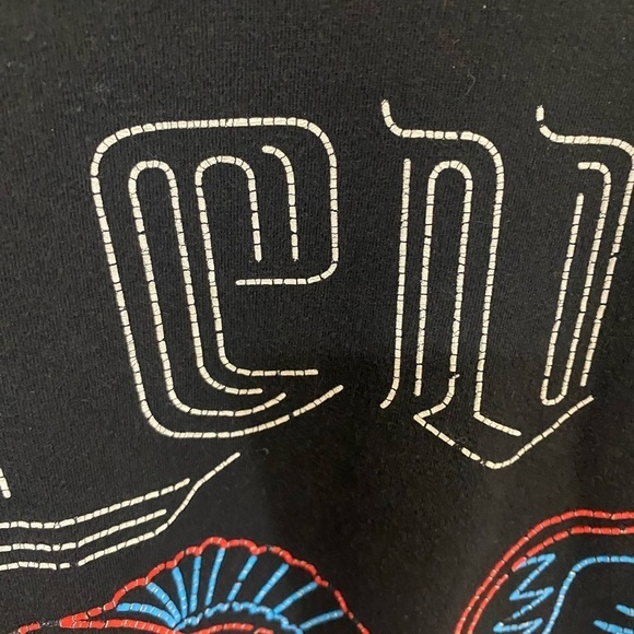 Levis mens black tshirt patriotic eagle usa graphic short sleeve comfy size XL - Picture 3 of 9